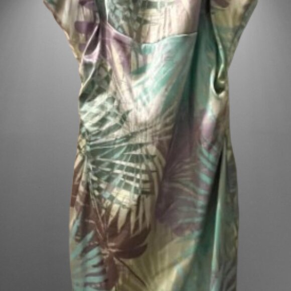 Maggy London Womens Floral Maxi Summer Halter Dress Size 6 - Picture 6 of 13